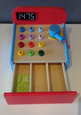 Caja Registradora Juguete Madera