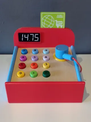 Caja Registradora Juguete Madera