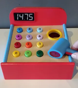 Caja Registradora Juguete Madera