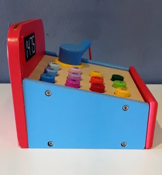 Caja Registradora Juguete Madera