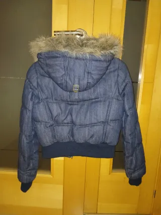 Abrigo plumas vaquero muy abrigado