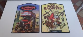 Insegne Pubblicitarie The London Omnibus e The Cat