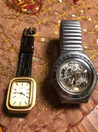 Lotto 2 orologi Tissot donna Swatch automatico