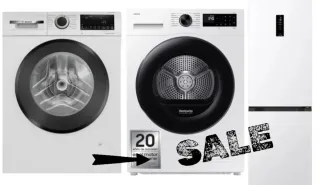 Lavadora Bosch 9kg, Secadora Samsung 9kg, Nevera L