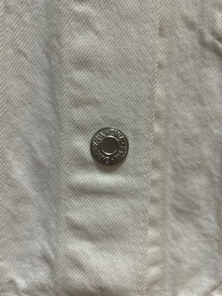 Peto corto Zara blanco Talla M