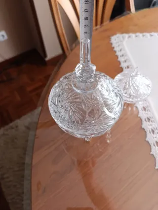 Bomboneras de cristal tallado