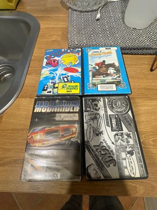 Lote Videojuegos MSX: Bounder, Moonrider, The Nipp