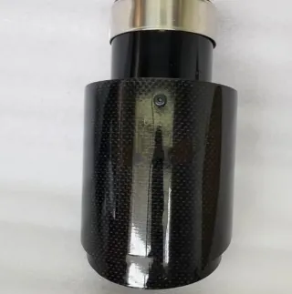 Cola de Escape Carbono Negro Universal