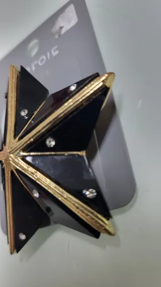 Broche Estrella Fantasía Vintage Parfois Negro Dor