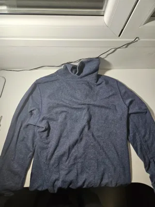 Sudadera G-Star RAW cuello alto cremallera azul