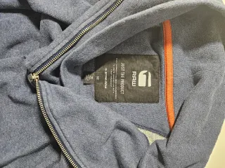 Sudadera G-Star RAW cuello alto cremallera azul