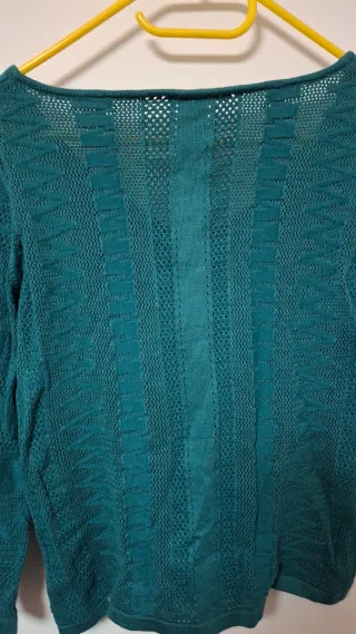 Jersey fino azul petróleo