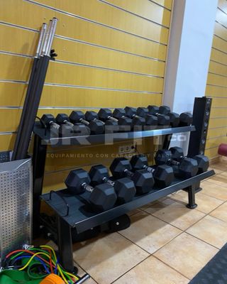 Lote Mancuernas + Bancos Ajustables