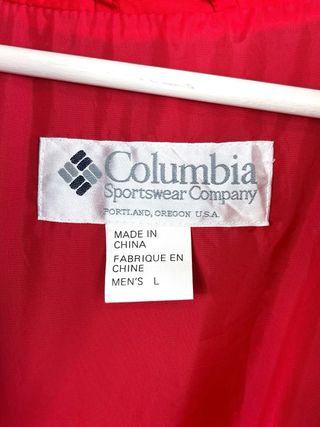 Chaqueta Columbia Impermeable Vintage 90s Oversize
