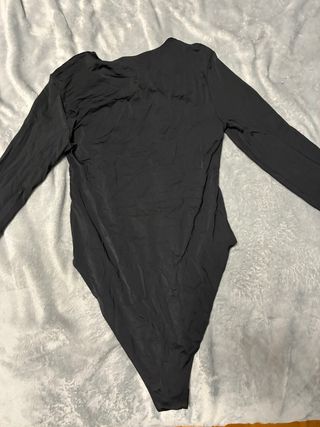 Body negro manga larga