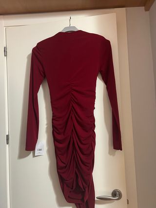 Vestido Rojo Largo Fiesta Talla XS