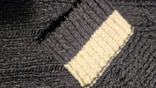 Jersey Hollister Azul y Blanco Talla M.