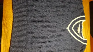 Jersey Hollister Azul y Blanco Talla M.