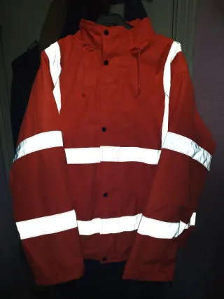 Chaqueta alta visibilidad naranja