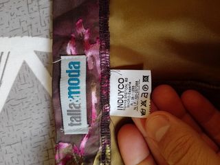 Conjunto de falda, top y blusa