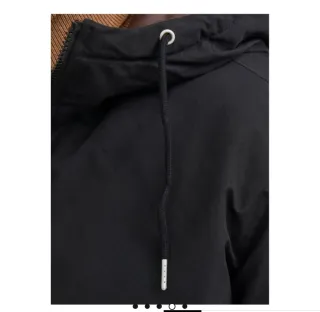 Abrigo Parka Jack & Jones Talla S Negra
