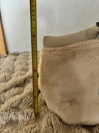 Bolso Tous Beige Pelo y Piel