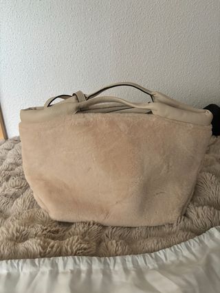 Bolso Tous Beige Pelo y Piel