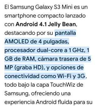 Samsung Galaxy S3 Blanco