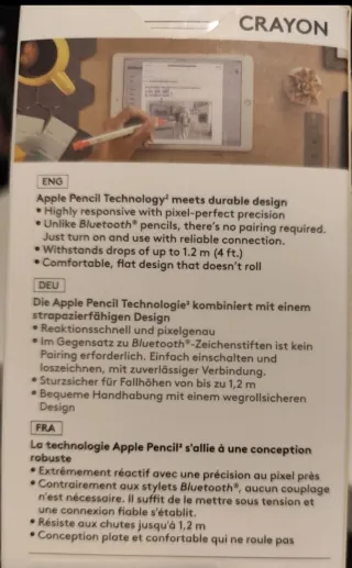 Logitech Crayon Lápiz Digital para iPad