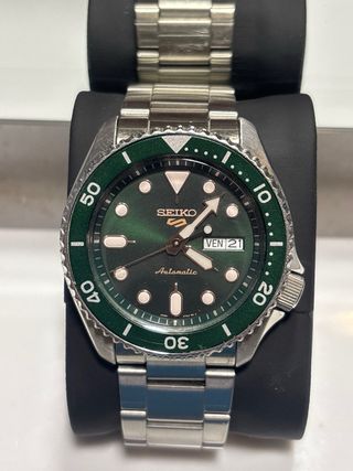 Orologio Seiko Verde e Argento NB: senza scatola