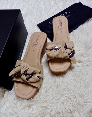 Sandalias Carmela Beige Nuevas