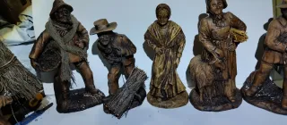 Personaggi presepe in  resina