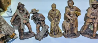Personaggi presepe in  resina