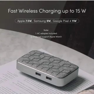 Moshi Symbus Q Hub USB-C Carga Inalámbrica