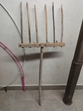 Horca de madera antigua