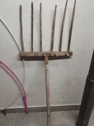 Horca de madera antigua