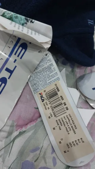 Set di Cappelli pile Fila bimbo blu