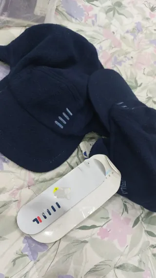 Set di Cappelli pile Fila bimbo blu