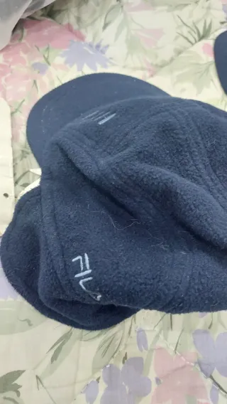 Set di Cappelli pile Fila bimbo blu