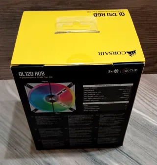 Corsair QL120 RGB Kit Ventiladores Blanco