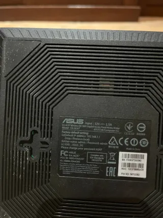 Router ASUS 4 Antenas 5GHz