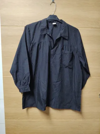 Blusón infantil negro talla 14