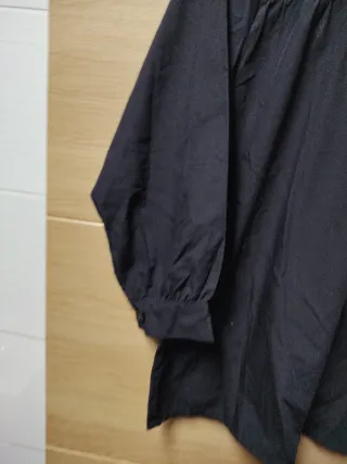 Blusón infantil negro talla 14