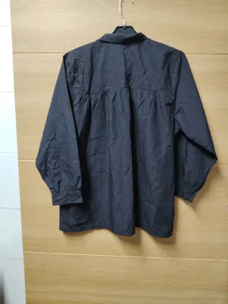 Blusón infantil negro talla 14