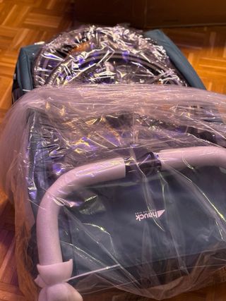 Carro gemelar bici y carro de paseo Hauck Dryk Dúo