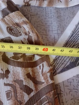 Conjunto Blusa y Falda Estampada