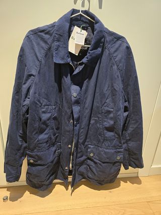 Chaqueta Barbour Ashby Azul Talla XL.