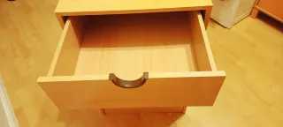 Cajonera de madera para armario