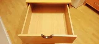 Cajonera de madera para armario