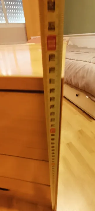 Cajonera de madera para armario